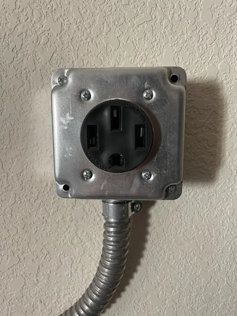 NEMA 14-50 outlet installed for Smart Home Electrical in Moab